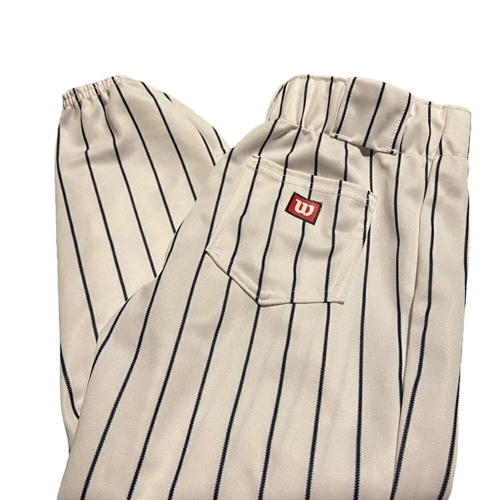 Russell Athketic size youth large pin striped excellent condition